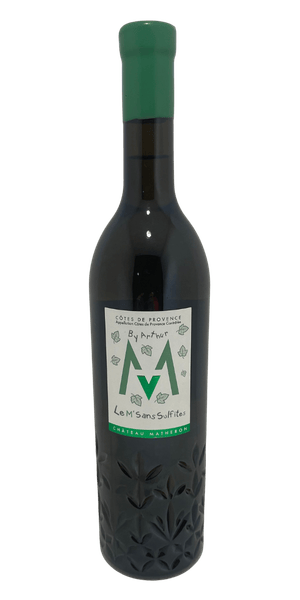 Le vin blanc M' sans sulfites by Arthur - Château Matheron - Vidauban
